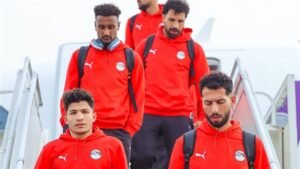 "منذ قليل" بعثة منتخب مصر تصل الي إسبانيا لمواجهة المنتخب الإسباني وديا إستعداد لكاس العالم
