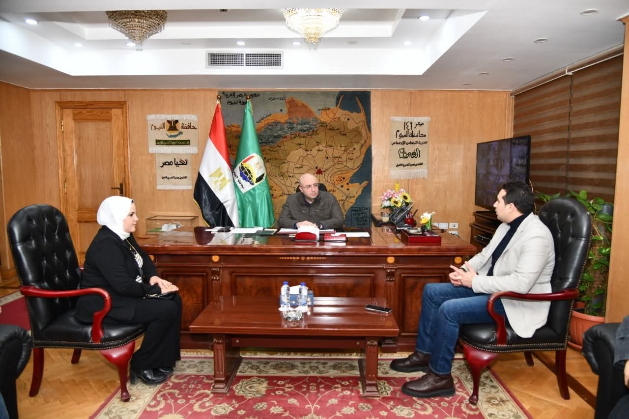 محافظ الفيوم يستقبل مدير عام الثقافة للتهنئة بتجديد ثقة القيادة السياسية