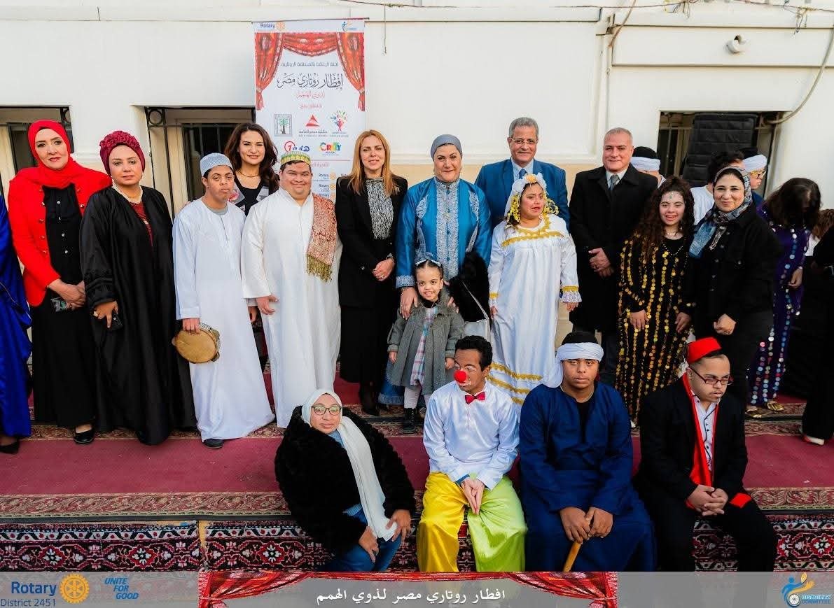 رئيسة القومي للطفولة والأمومة تشهد إفطار "روتاري مصر" بمشاركة 700 طفل من ذوي الهمم وأسرهم