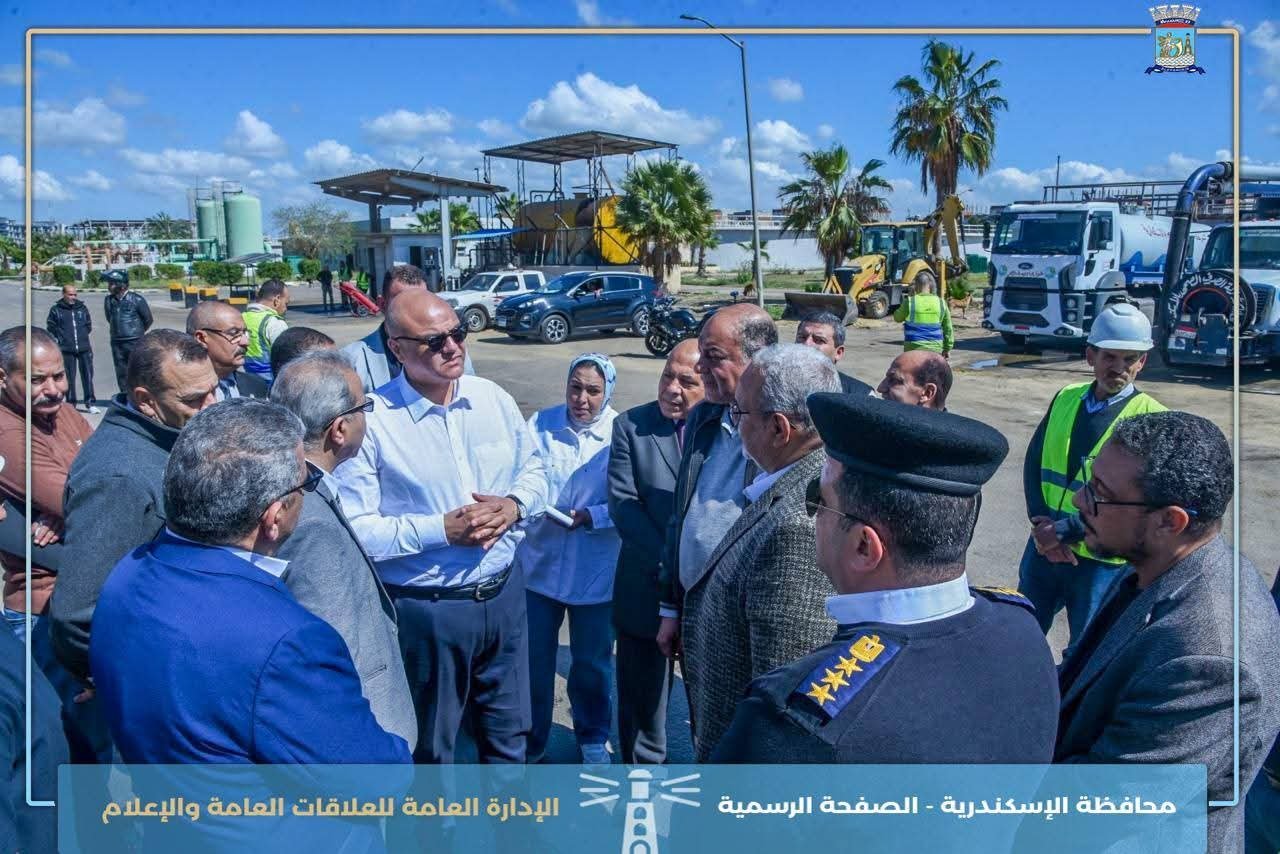 الإسكندرية في حالة تأهب قصوى.. المحافظ يتابع جاهزية الصرف الصحي لمواجهة النوة