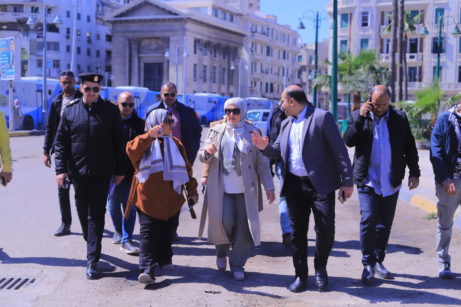 هيكل تتفقد النبي دانيال ومحطة الرمل لمتابعة التطوير والحفاظ على الهوية البصرية