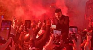 احتفال محمد إمام بانتهاء تصوير مسلسل "الكينج"