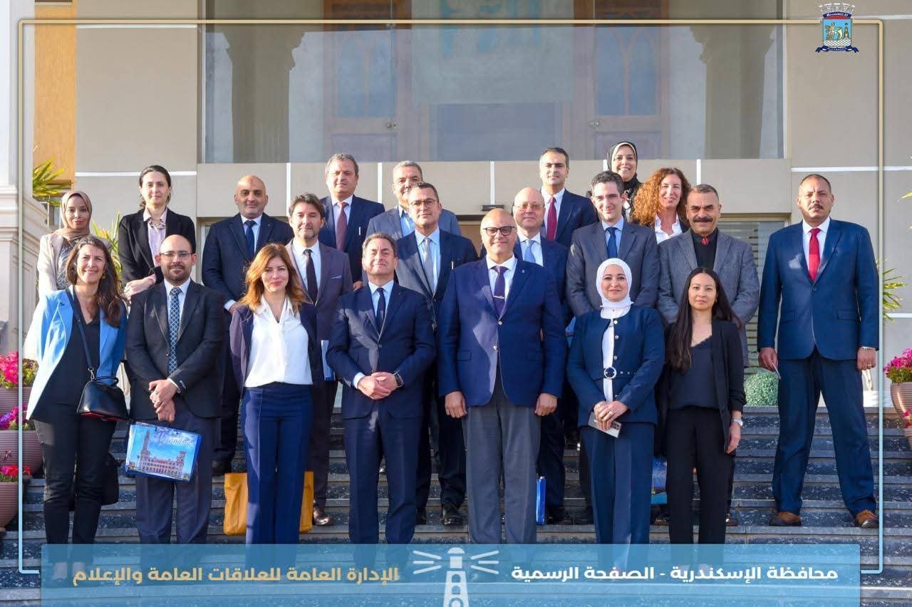 محافظ الإسكندرية يستقبل السفير الفرنسي والقنصل العام لتعزيز التعاون والاستثمار في النقل والتعليم والسياحة 