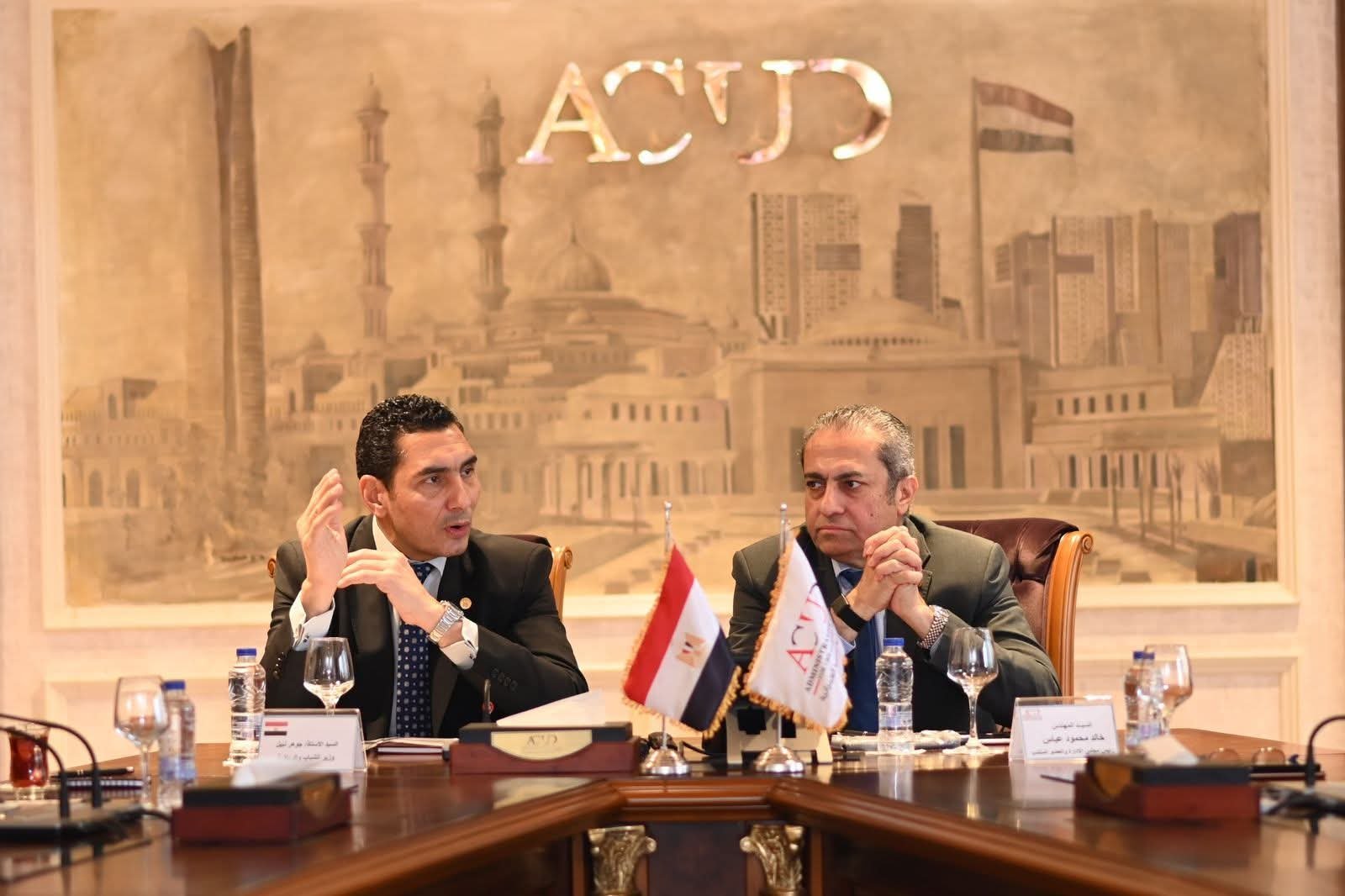 وزير الشباب والرياضة يلتقي رئيس مجلس إدارة شركة العاصمة الإدارية لتكثيف أوجه التعاون المشترك