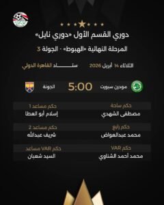 مواعيد مباريات مرحلة الهبوط بالدوري المصري اليوم