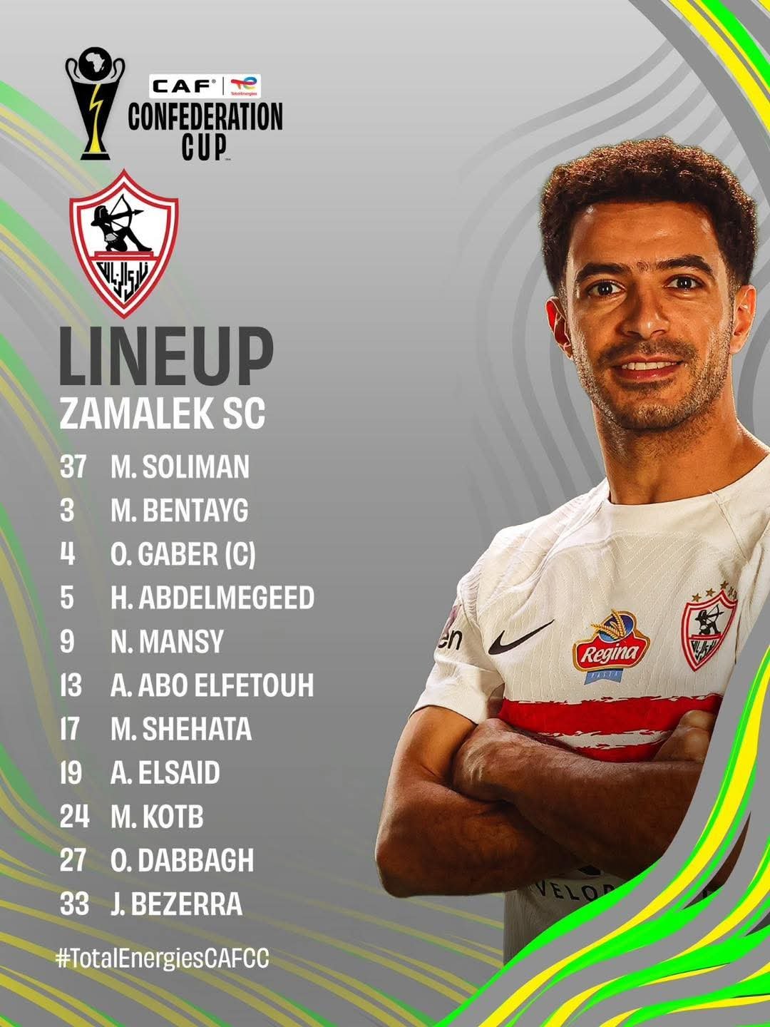 بيزيرا أساسيًا.. تشكيل الزمالك الرسمي أمام شباب بلوزداد