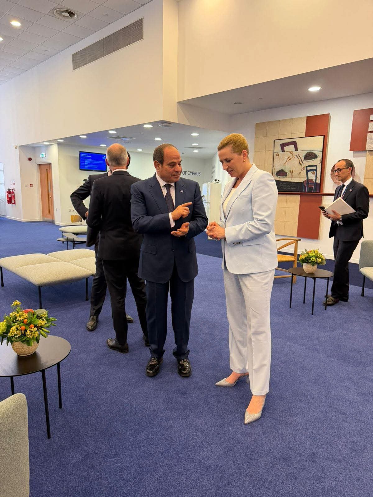 السيسي يشارك في قمة قبرص التشاورية بين القادة العرب والأوروبيين ويؤكد: حل الدولتين هو السبيل الوحيد للسلام في الشرق الأوسط