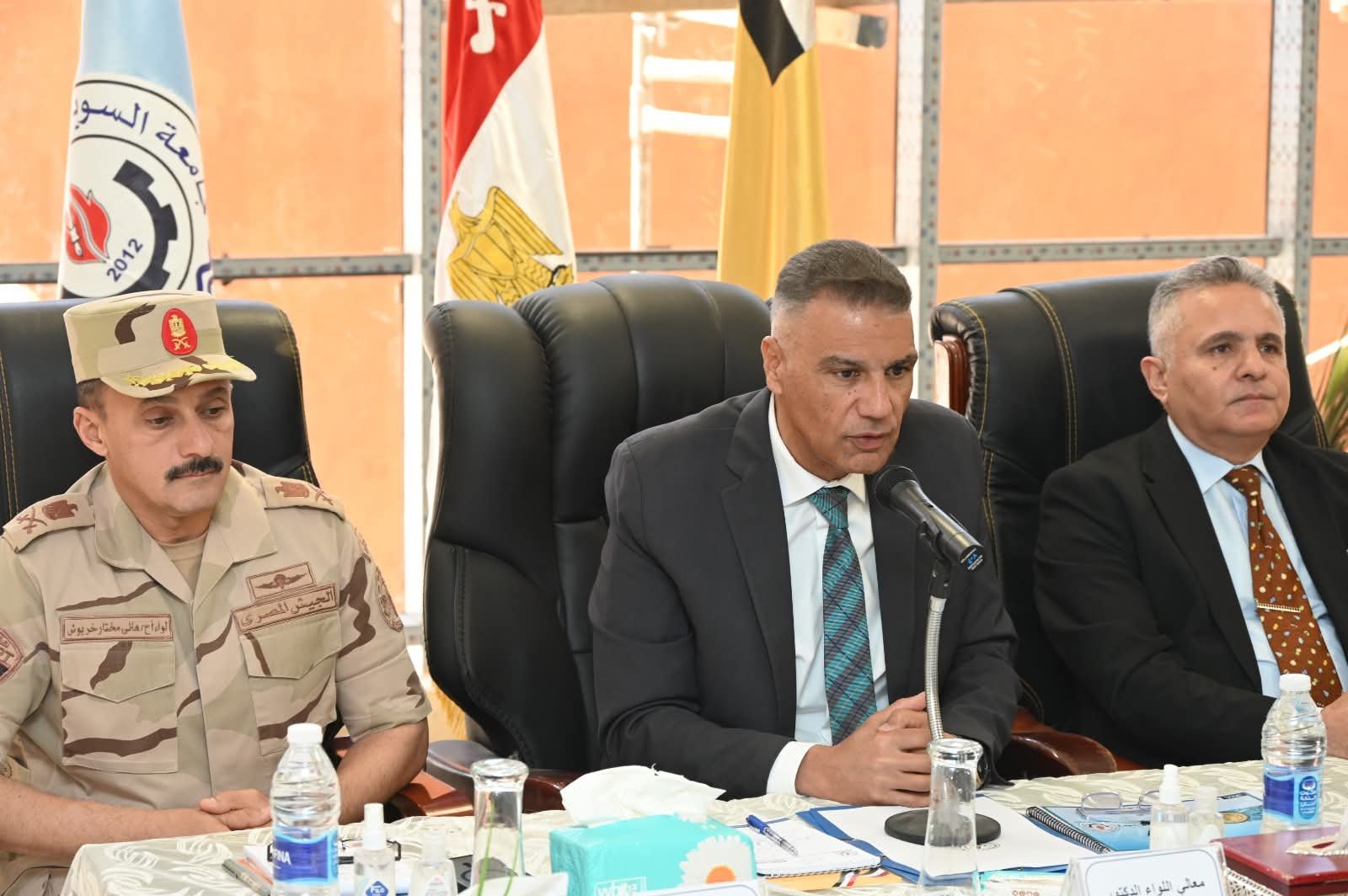 محافظ جنوب سيناء يشارك في اجتماع مجلس جامعة السويس بأبورديس: توسعات تعليمية جديدة تبدأ 2026 احتفالًا بعيد تحرير سيناء