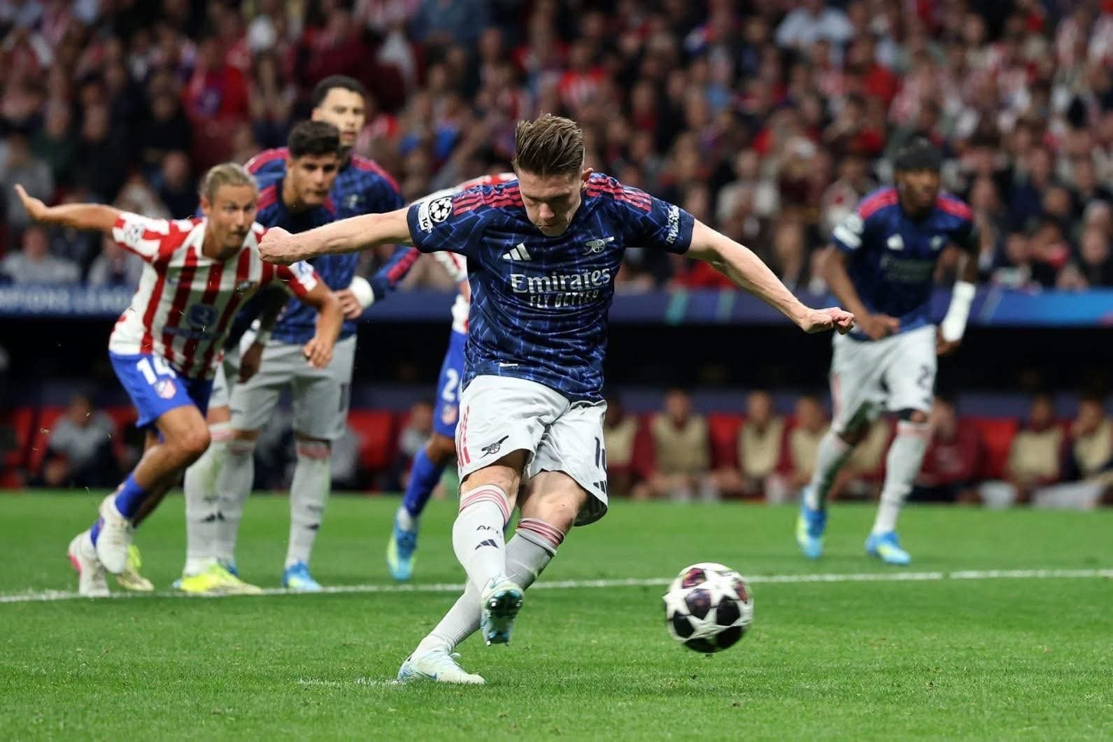 أرسنال يخطف تعادلًا ثمينًا أمام أتلتيكو مدريد