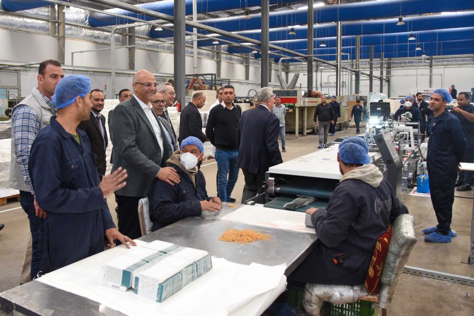 محافظ الإسكندرية ووفد الاتحاد الأوروبي