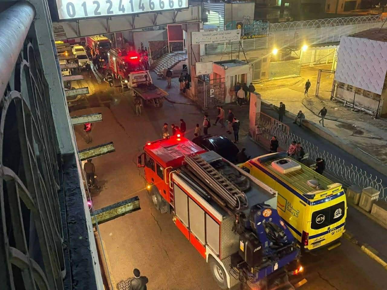 حريق بمطعم أعلى كوبري سيدي جابر بالإسكندرية يسفر عن إصابة 3 أشخاص
