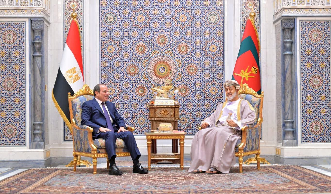 السيسي يزور سلطنة عُمان ويلتقي السلطان هيثم بن طارق لبحث تطورات المنطقة وتعزيز التعاون الثنائي