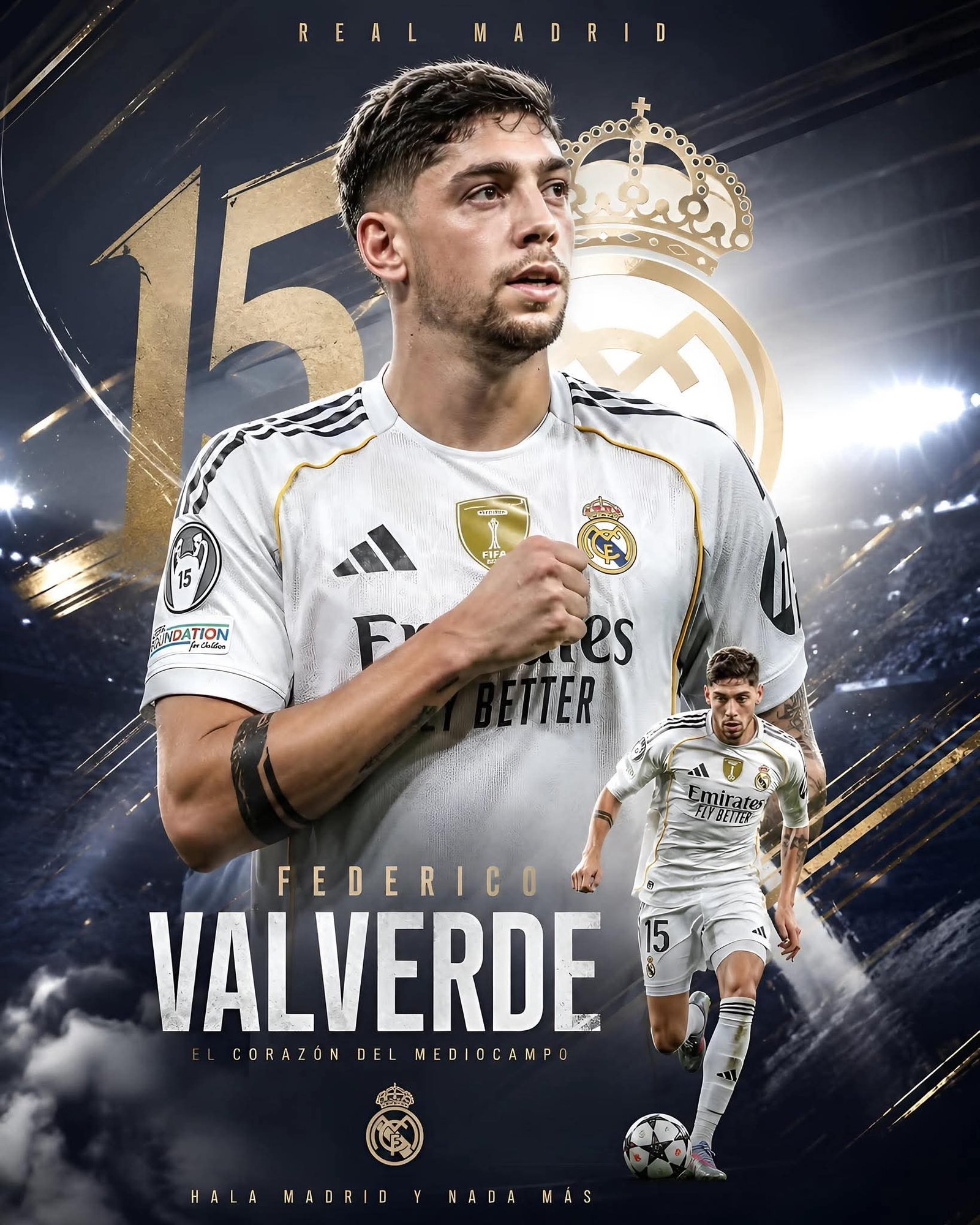 ريال مدريد يعلن غياب فالفيردي بسبب ارتجاج في المخ بعد مشادة مع تشاوميني
