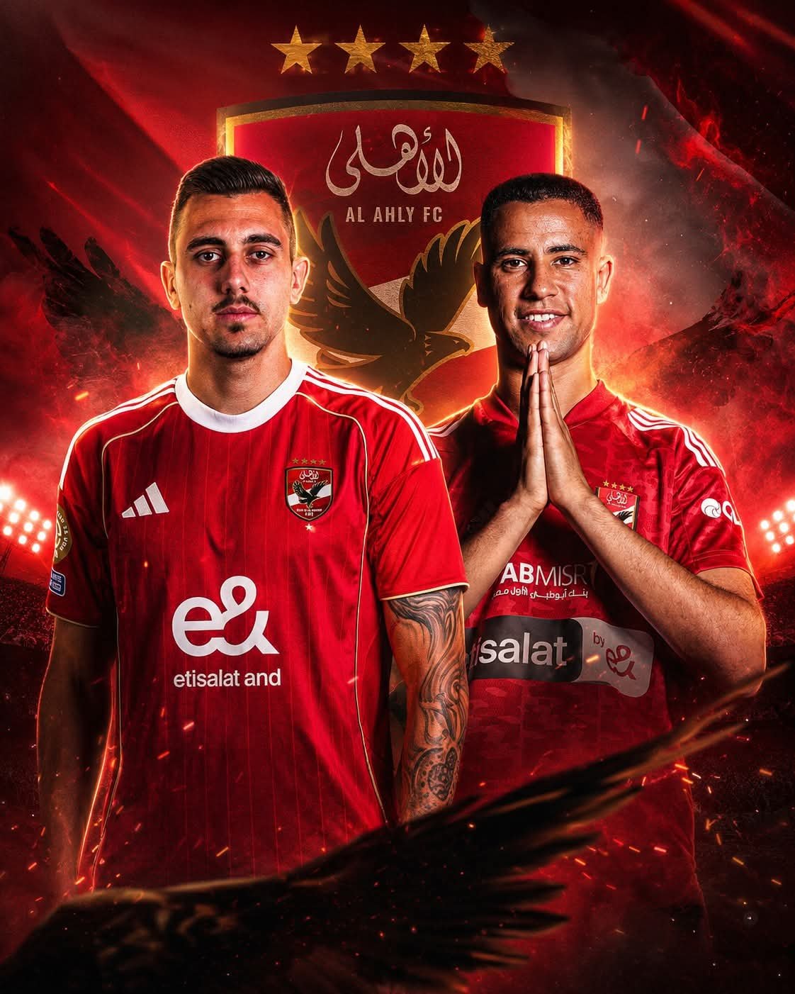 الأهلي يستقر على تسويق جراديشار ورضا سليم بعد نهاية الإعارة