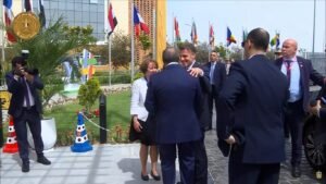 الرئيس السيسي يشهد افتتاح جامعة سنجور الجديدة في برج العرب بحضور ماكرون ومسؤولين أفارقة