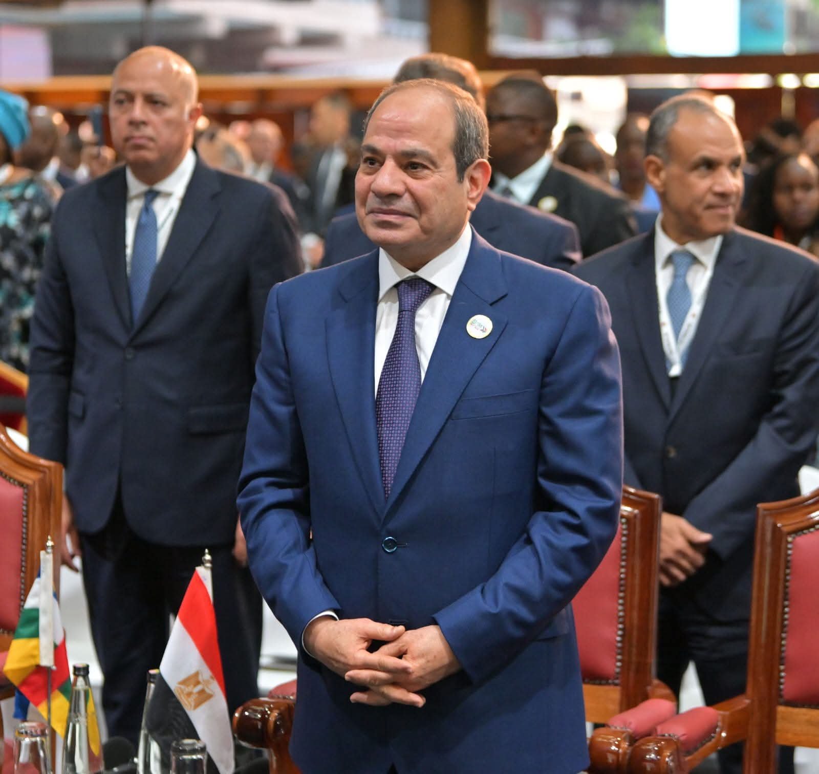السيسي يبحث مع رئيس CMA – CGM الفرنسية تعزيز الاستثمارات في الموانئ ودعم حركة التجارة العالمية