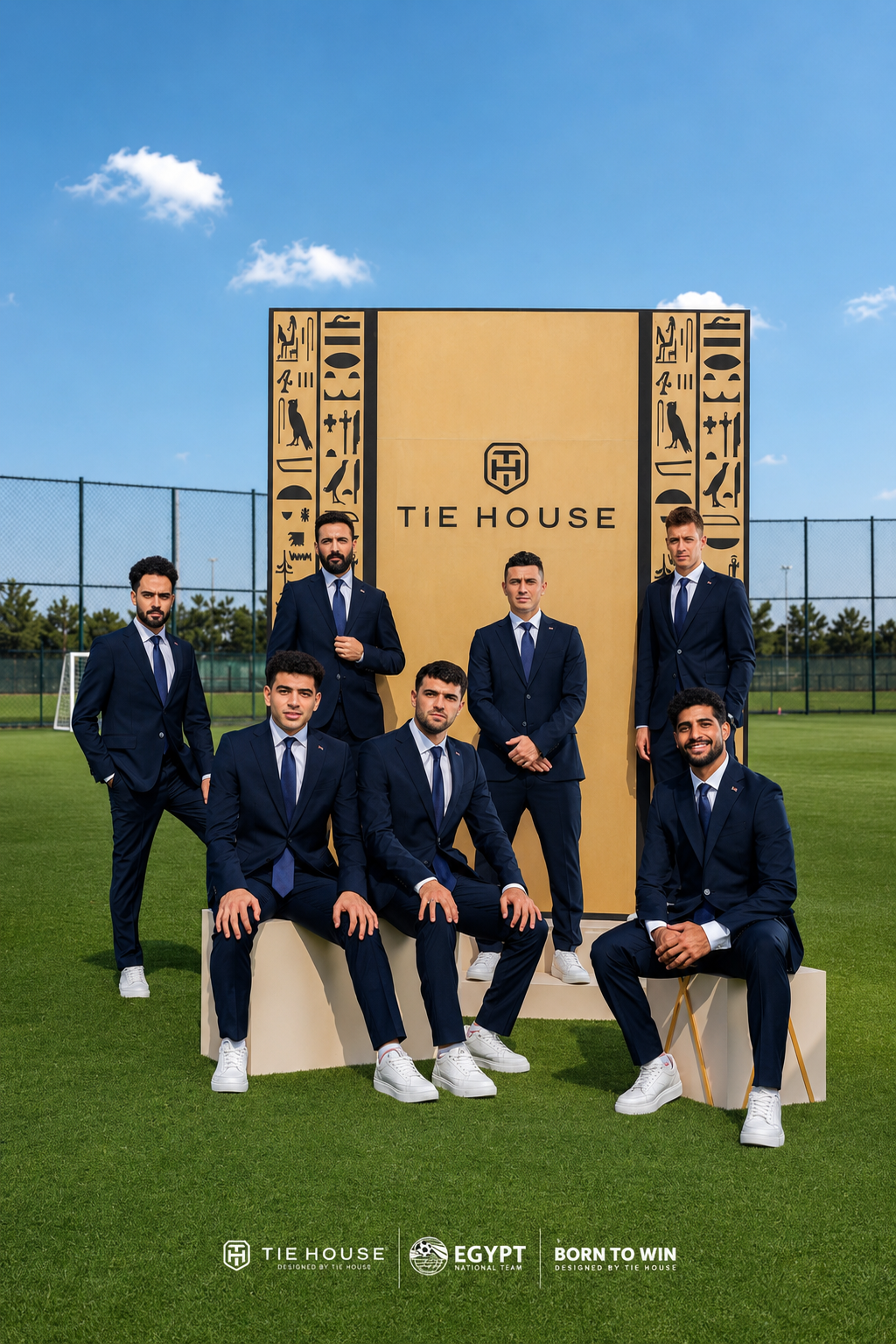 منتخب مصر يلتقط الصورة الرسمية قبل انطلاق منافسات كأس العالم