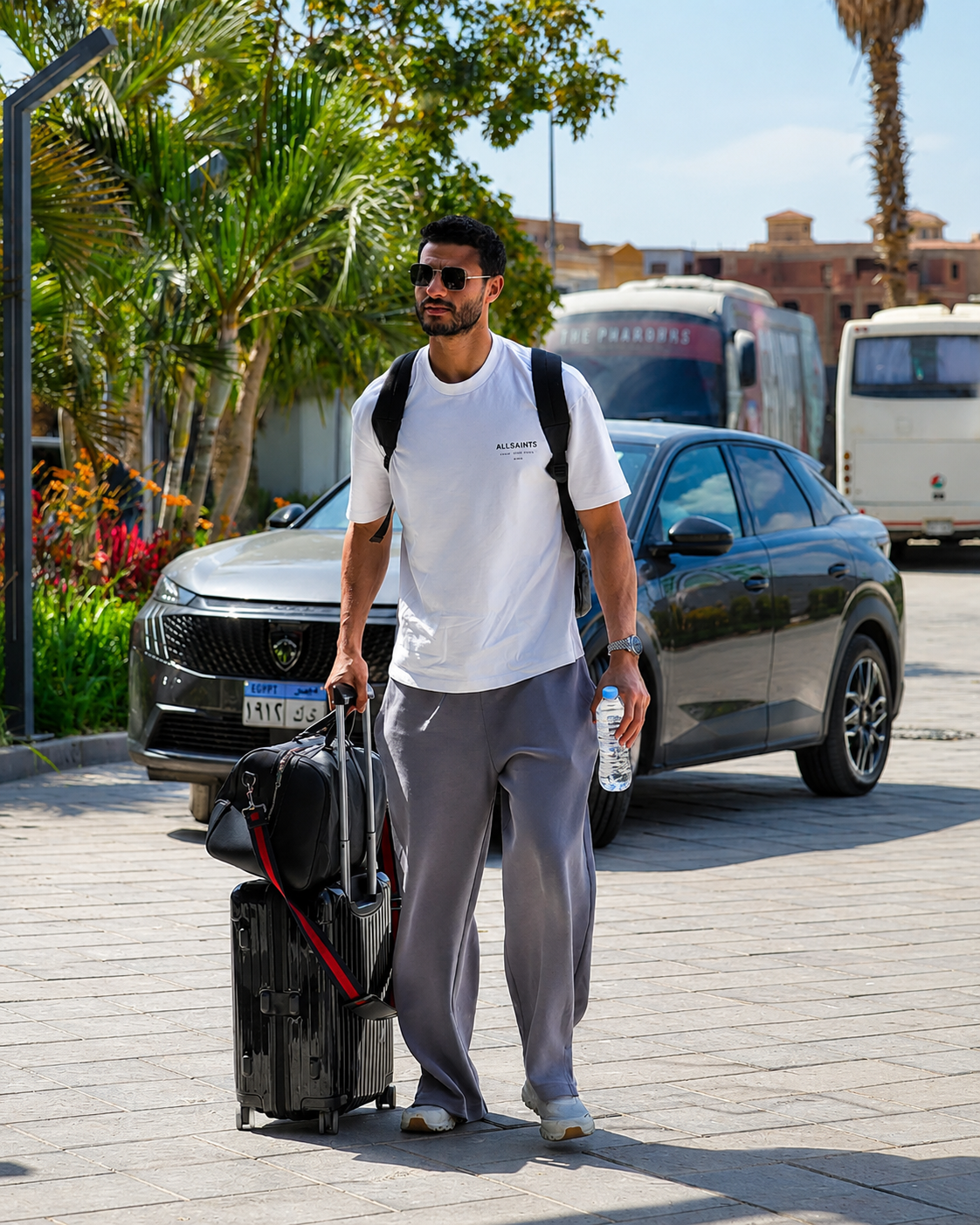 لاعبو منتخب مصر يصلون إلى مركز المنتخبات الوطنية استعدادًا لمعسكر الإعداد للمونديال