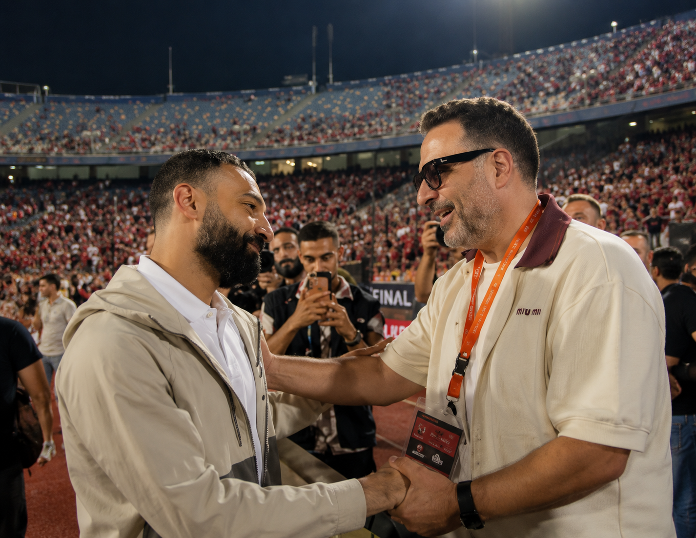 محمد صلاح وماجد المصري يخطفان الأنظار قبل ودية مصر وروسيا
