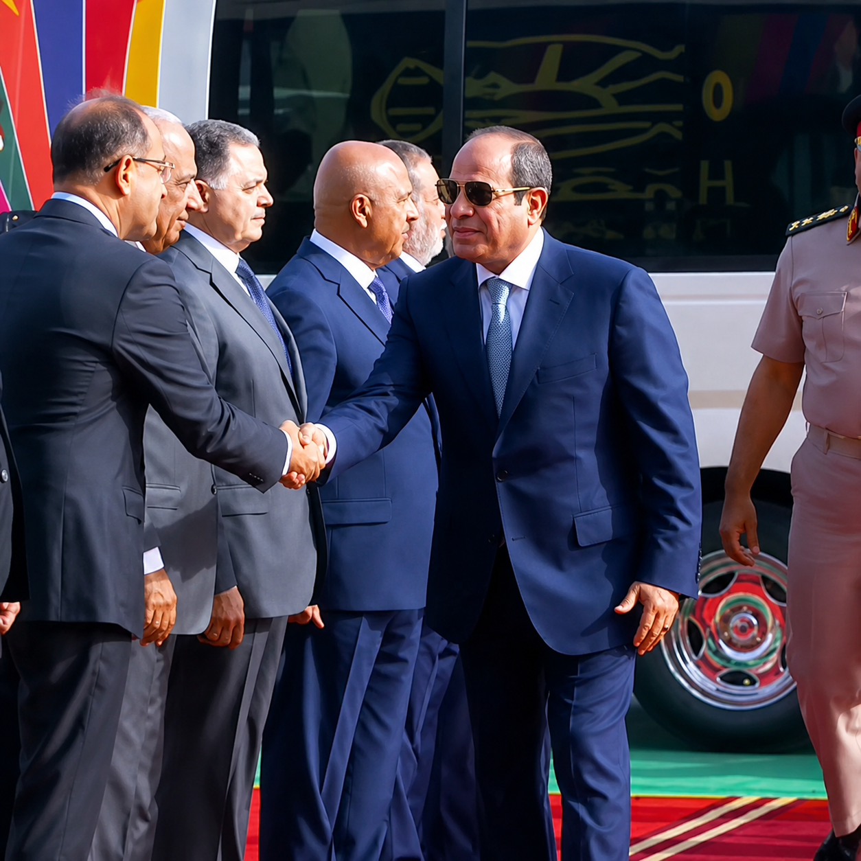 الرئيس السيسي يصل إلى مقر افتتاح مشروع الدلتا الجديدة بالضبعة لتعزيز الأمن الغذائي والتنمية الزراعية