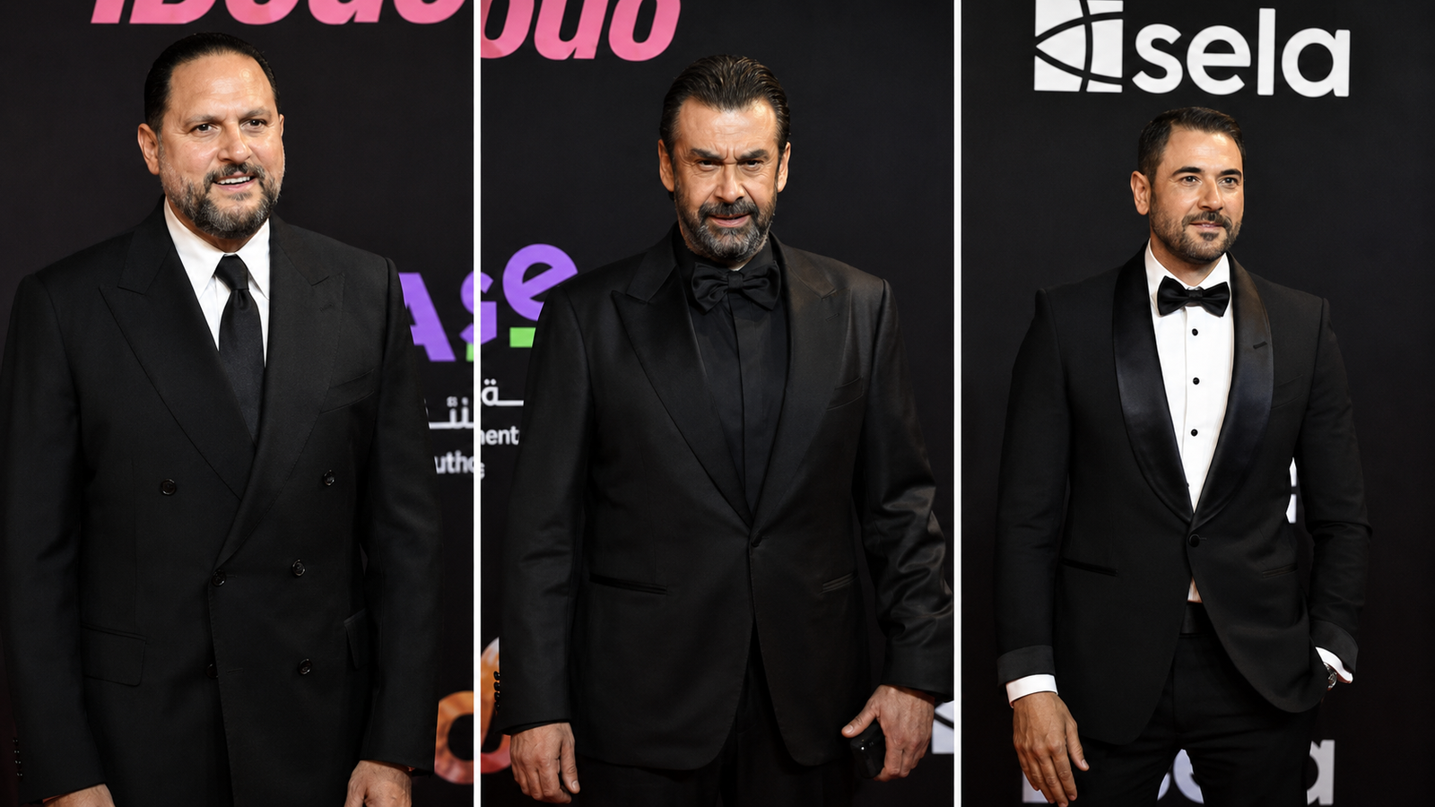 أحمد عز وكريم عبد العزيز يحتفلان بالعرض الخاص لفيلم 7DOGS بحضور نجوم الفن