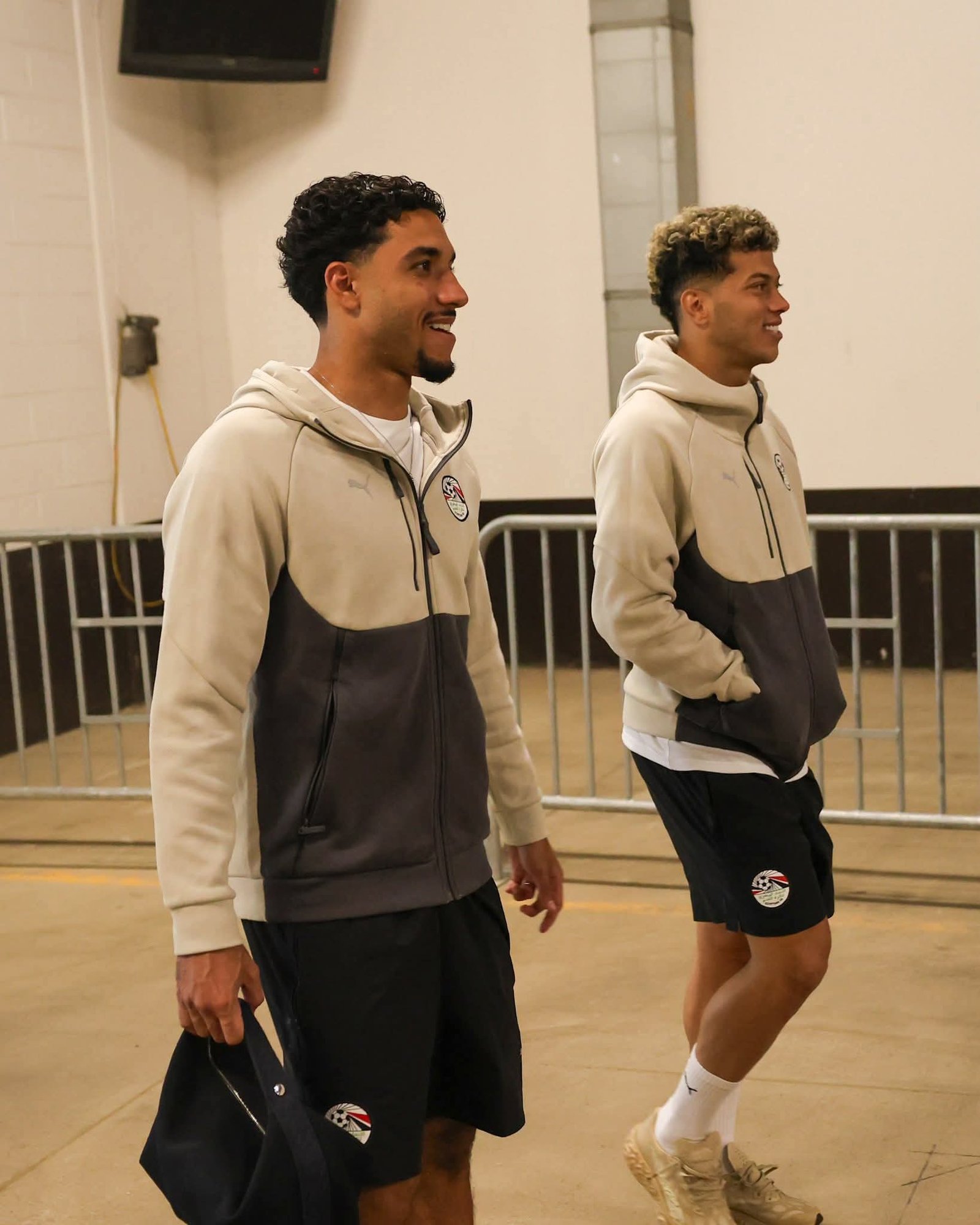 لقطات من وصول نجوم منتخب مصر إلى ملعب المباراة 5 منتخب مصر