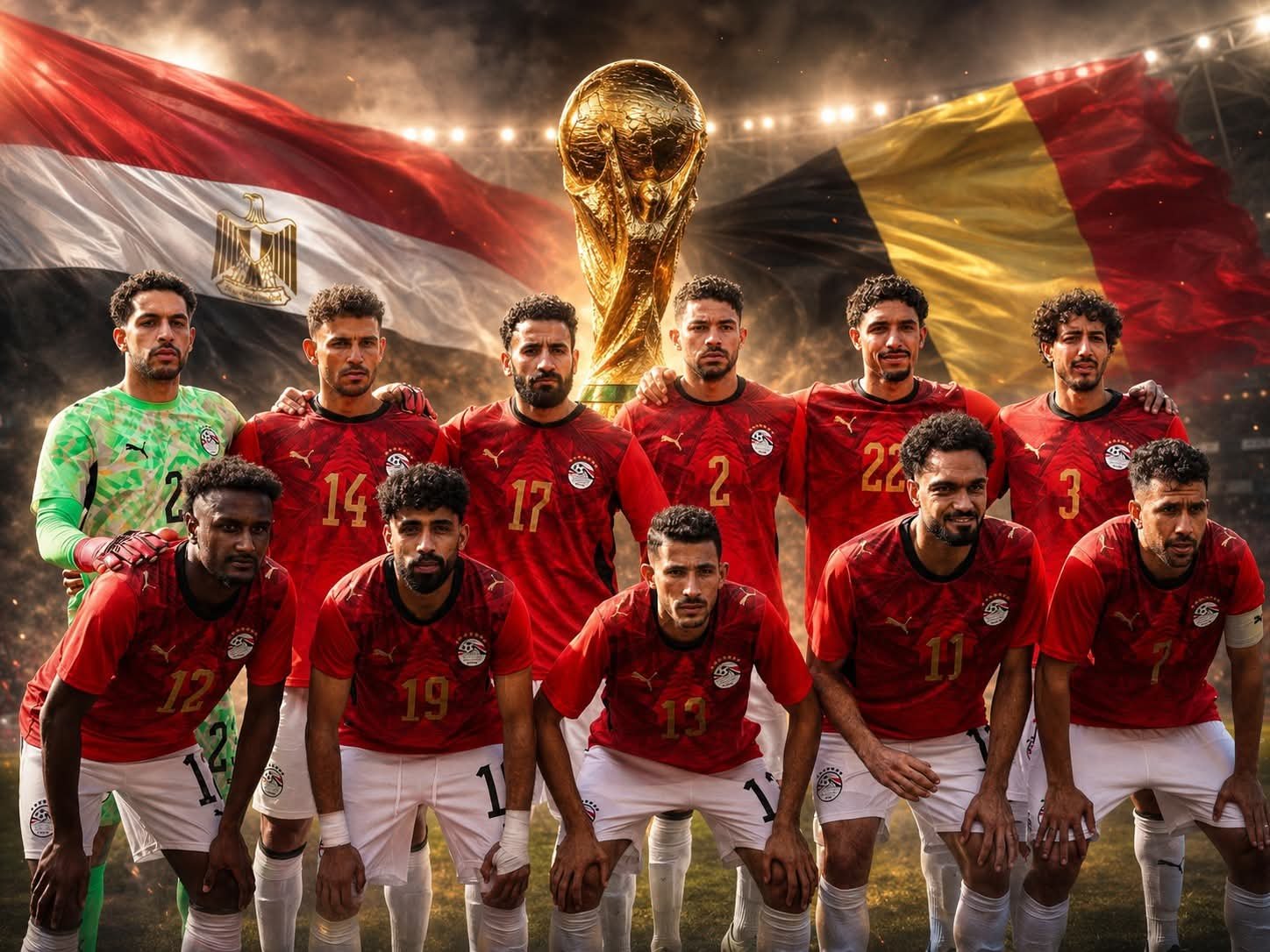 بعثة منتخب مصر تتوجه إلى واشنطن