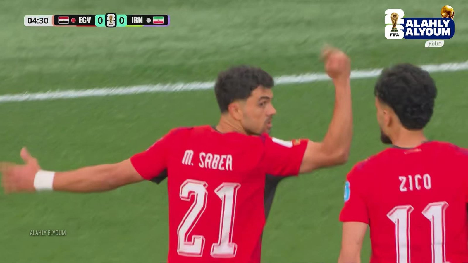 محمود صابر يقود منتخب مصر بهدف ثمين أمام إيران في كأس العالم 2026