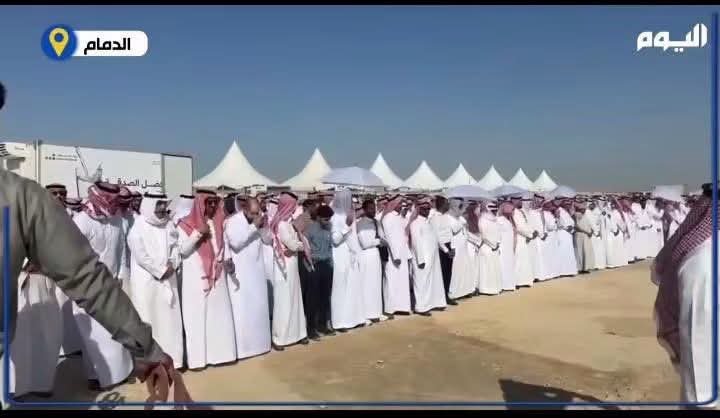 تشييع مهيب لـ14 من ضحايا حادث سقوط طائرة أرامكو في السعودية