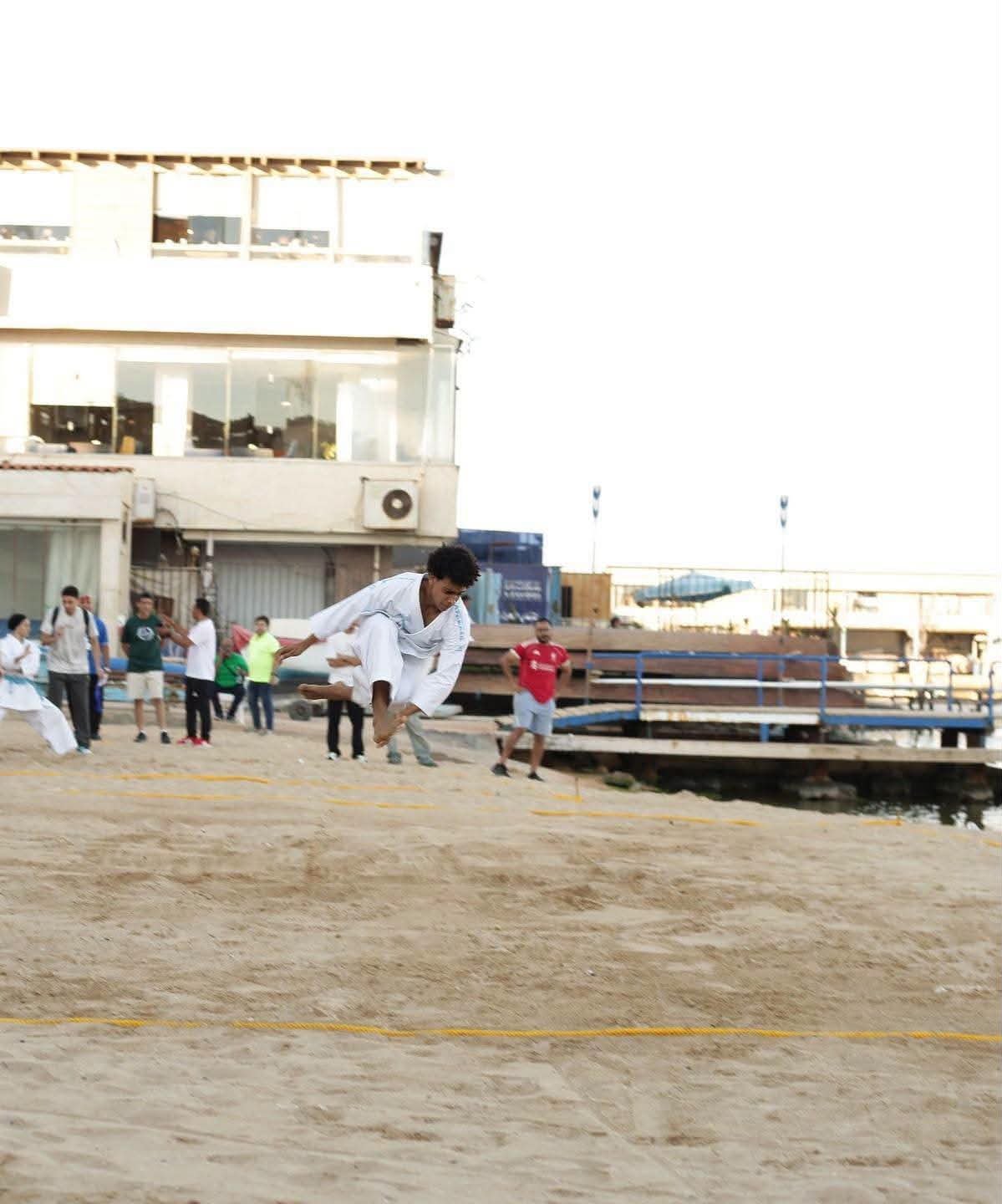 انطلاق منافسات الكاتا الشاطئية بالإسكندرية ضمن بطولة البحر الأبيض المتوسط للكاراتيه 2026