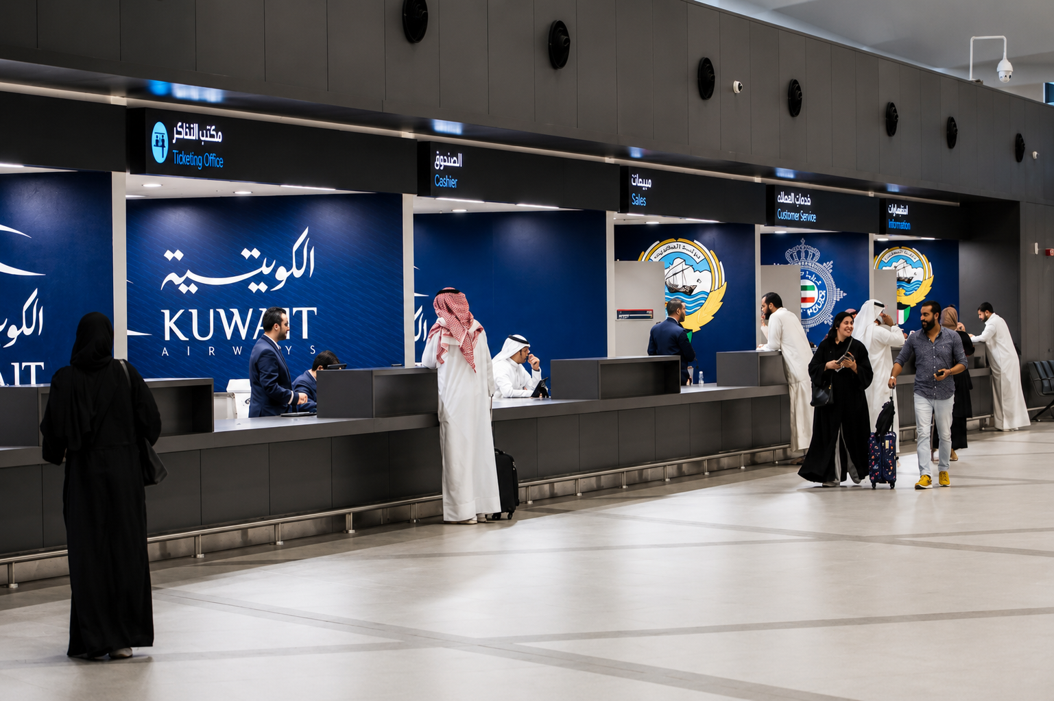 عودة الحركة الجوية لمطار الكويت الدولي بعد استئناف رحلات الخطوط الكويتية