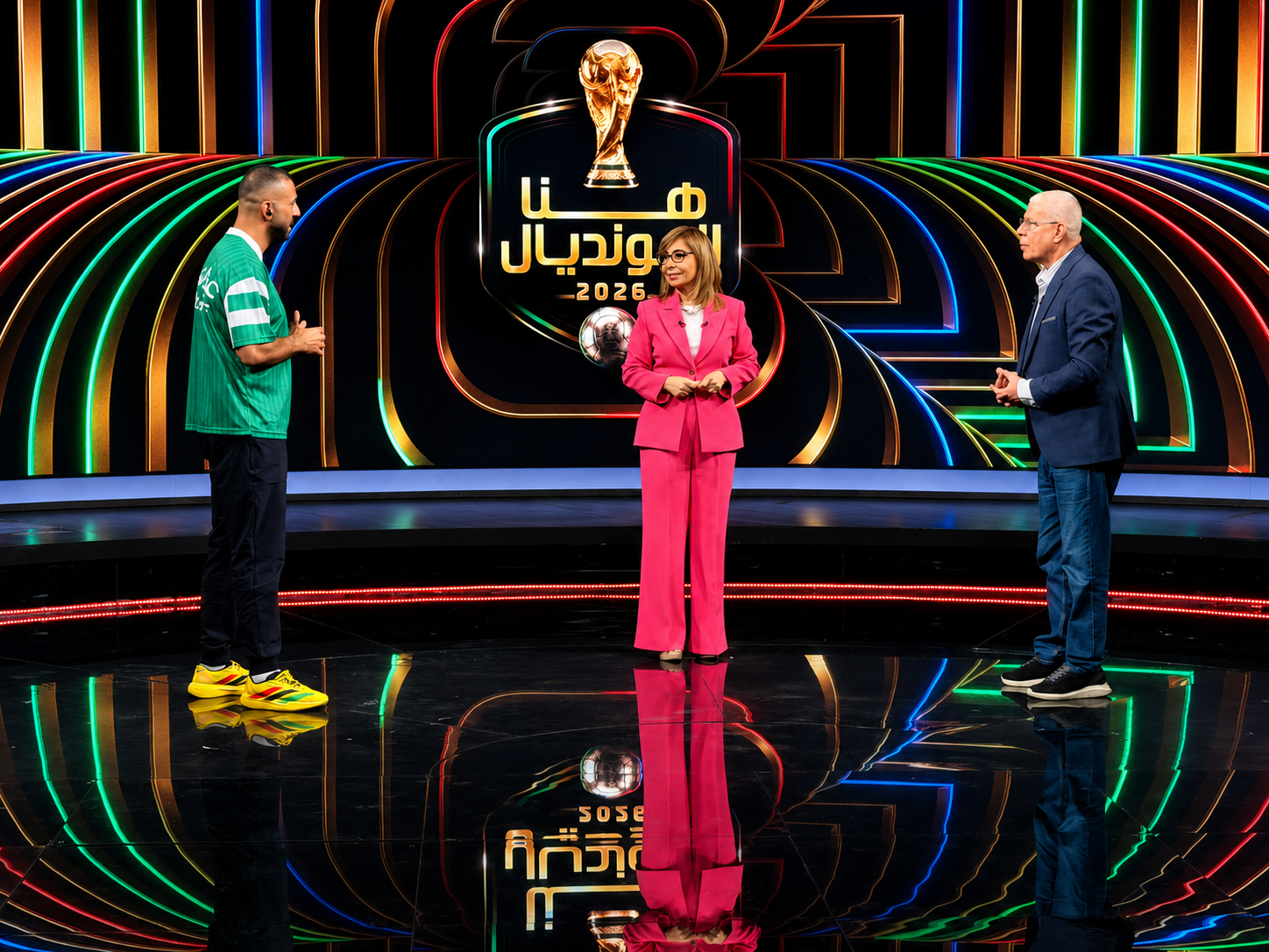 لميس الحديدي تعلن عودتها إلى برنامج الصورة وتفاجئ ميدو في هنا المونديال.. أول ظهور بعد أزمته الصحية