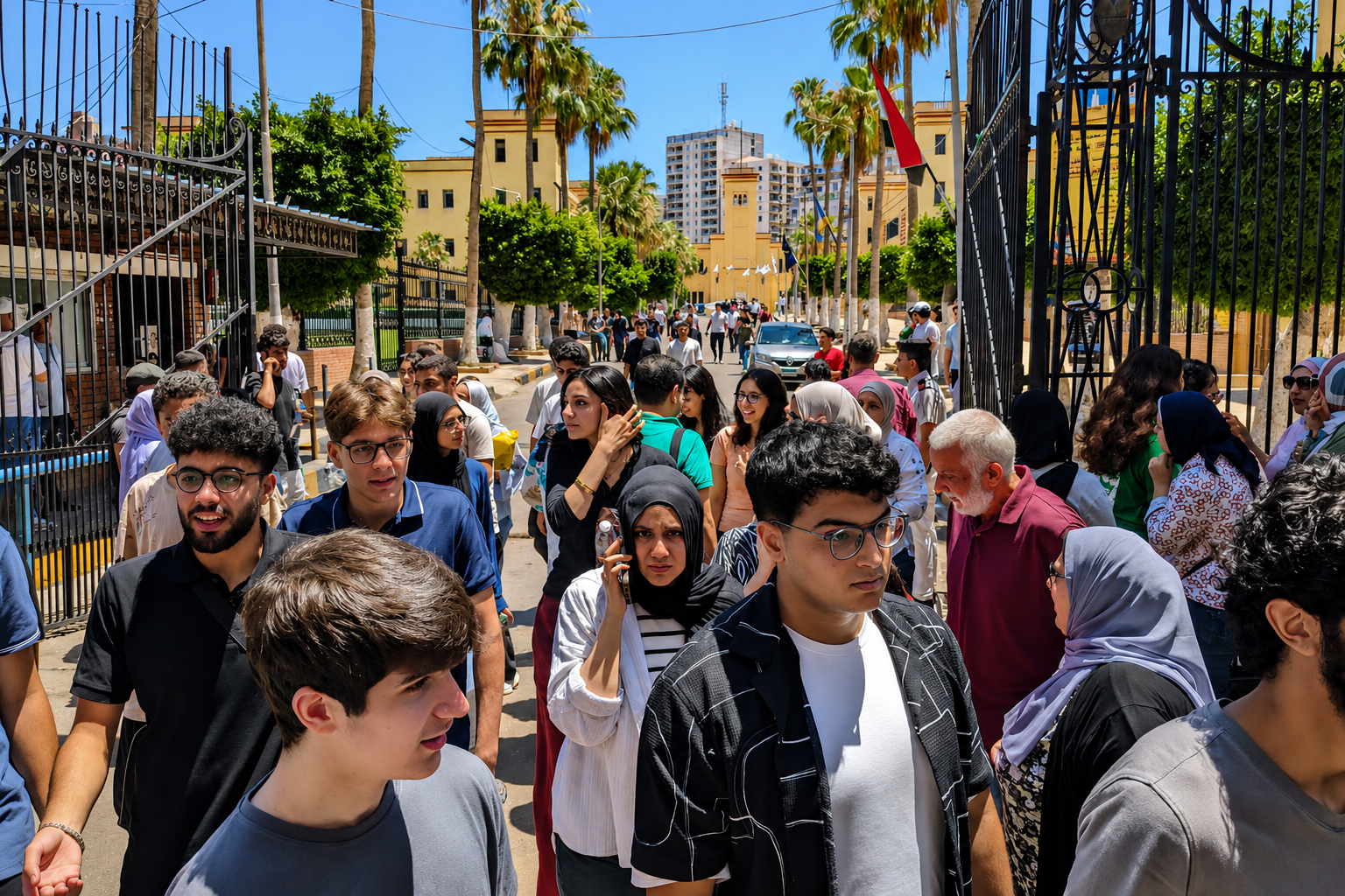 رد فعل الطلاب بعد امتحان اللغة العربية في الإسكندرية.. ارتياح عام وتباين في الآراء حول بعض الأسئلة