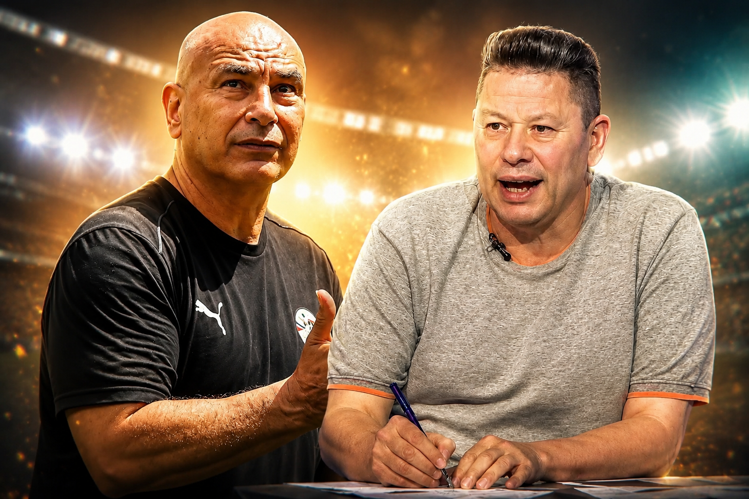 شكوى حسام حسن ضد رضا عبد العال.. المدير الفني لمنتخب مصر يطالب بمنعه من الظهور التلفزيوني
