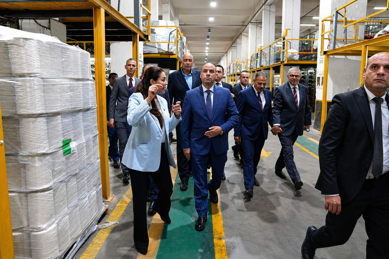  وزير العمل في النساجون الشرقيون: العامل المصري ركيزة التنمية ودعم الصناعة الوطنية