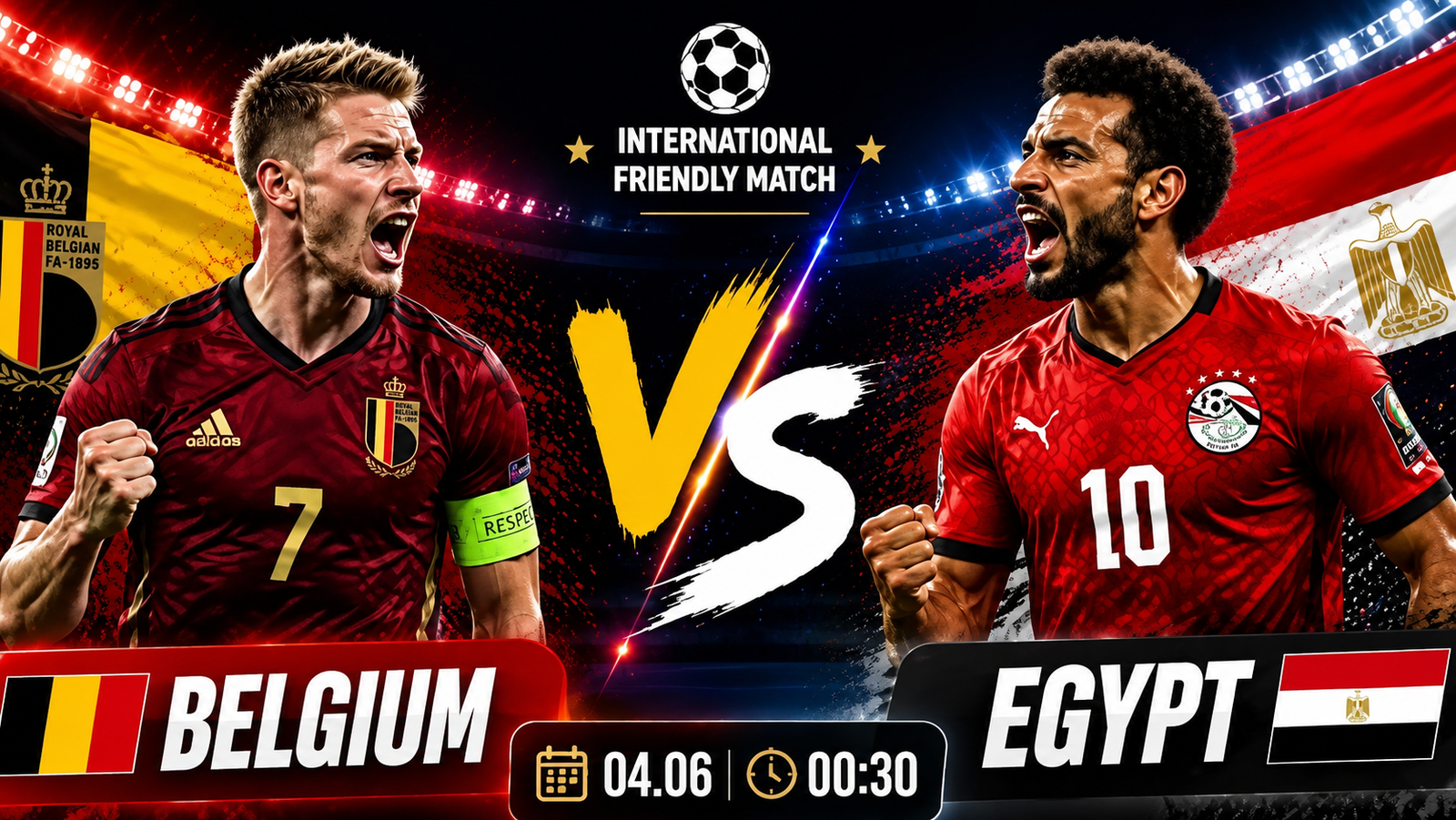 موعد مباراة منتخب مصر وبلجيكا في كأس العالم 2026.. التشكيل والقنوات الناقلة وتفاصيل المجموعة السابعة