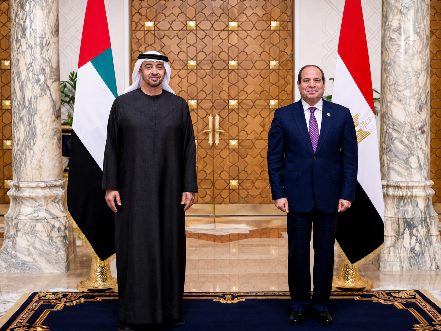 السيسي ومحمد بن زايد يؤكدان عمق الشراكة الاستراتيجية بين مصر والإمارات خلال مباحثات قصر الاتحادية 2 السيسي ومحمد بن زايد يؤكدان عمق الشراكة الاستراتيجية بين مصر والإمارات خلال مباحثات قصر الاتحادية