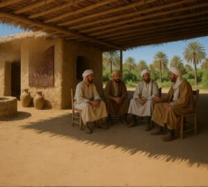 تولي الخلافة 632 م: مبايعة أبي بكر الصديق كأول خليفة للمسلمين بعد وفاة النبي محمد ﷺ