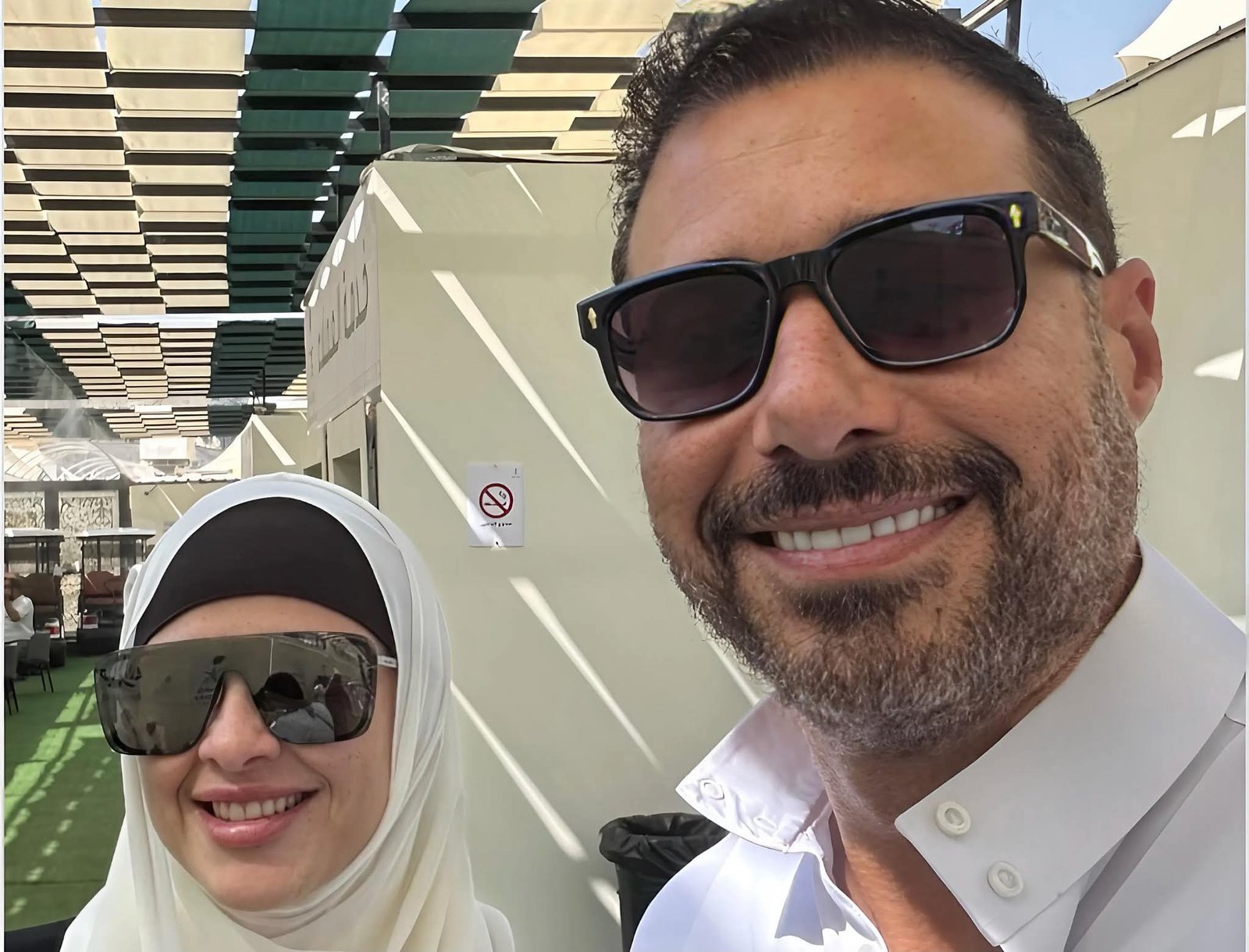 أحمد السعدني يدعو لـ ياسمين عبد العزيز من الأراضي المقدسة: ربنا يتقبل يا حجة