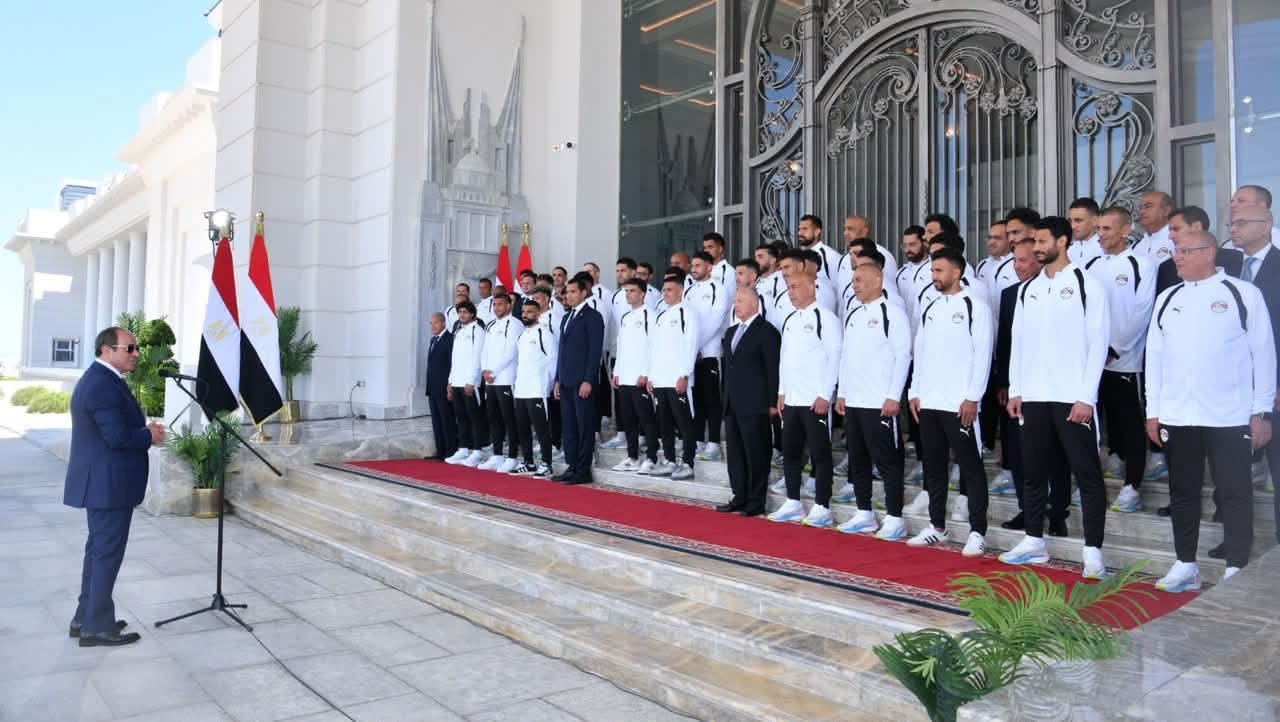 الاتحاد المصري لكرة القدم يوجه الشكر للرئيس السيسي بعد تكريم منتخب مصر في كأس العالم 2026
