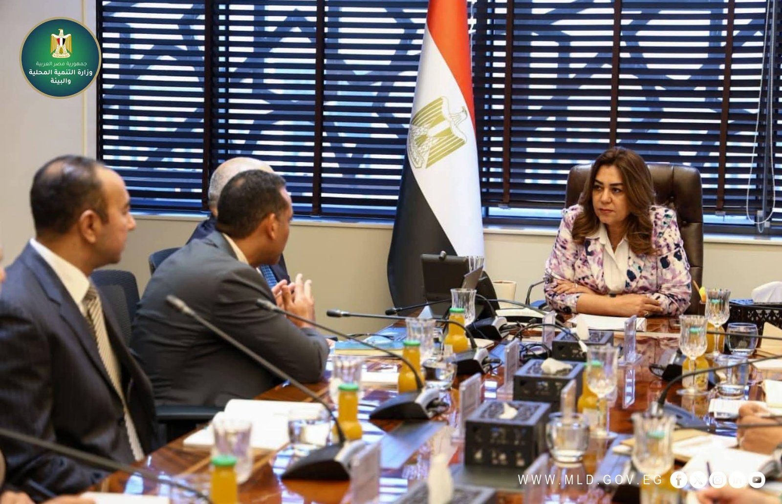 وزيرة التنمية المحلية
