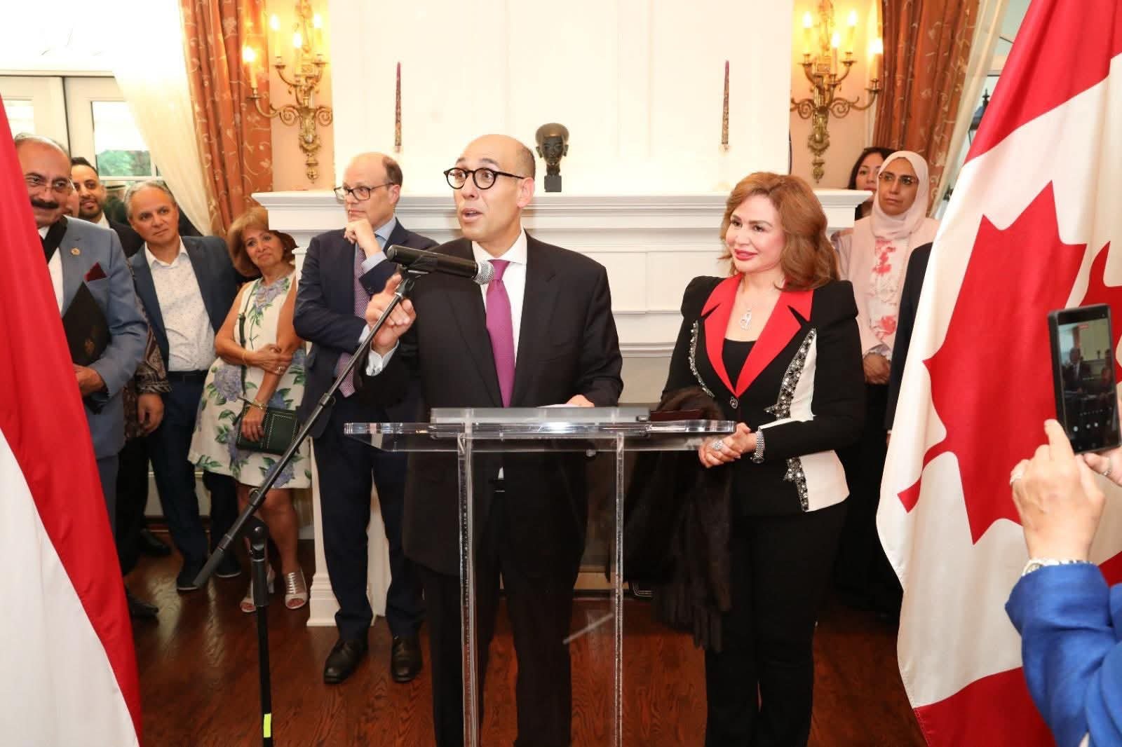 إلهام شاهين تحتفل بالعيد الوطني المصري 23 يوليو في كندا وتوجه رسالة مؤثرة للجالية المصرية