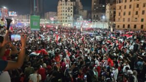 احتفالات الشعب السكندري بفوز منتخب مصر والتأهل إلى دور الـ16 بكأس العالم تشعل شوارع الإسكندرية