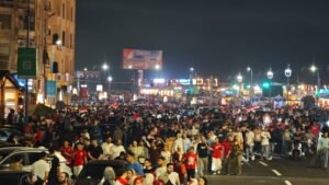 احتفالات الشعب السكندري بفوز منتخب مصر والتأهل إلى دور الـ16 بكأس العالم تشعل شوارع الإسكندرية