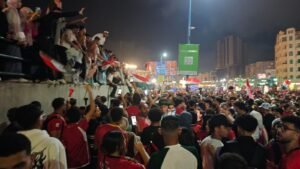احتفالات الشعب السكندري بفوز منتخب مصر والتأهل إلى دور الـ16 بكأس العالم تشعل شوارع الإسكندرية