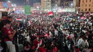 احتفالات الشعب السكندري بفوز منتخب مصر والتأهل إلى دور الـ16 بكأس العالم تشعل شوارع الإسكندرية