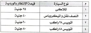 محافظ الإسكندرية يعلن أماكن مواقف وساحات انتظار السيارات الرسمية وأسعار الانتظار لحماية المواطنين من الاستغلال 6 محافظ الإسكندرية يعلن أماكن مواقف وساحات انتظار السيارات الرسمية وأسعار الانتظار لحماية المواطنين من الاستغلال
