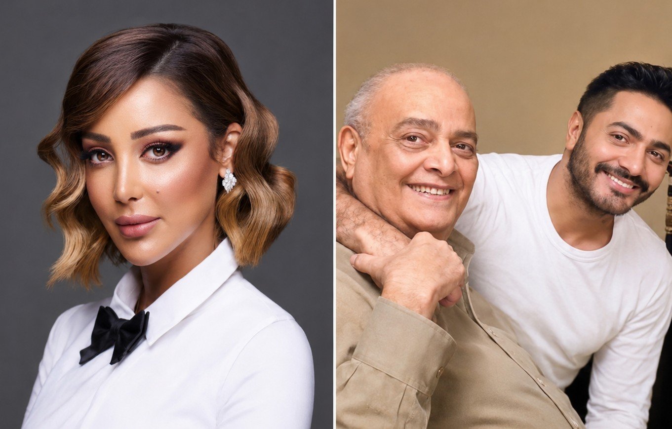 بسمة بوسيل تنعي والد تامر حسني برسالة مؤثرة.. كلمات مؤثرة تكشف مكانة الراحل في العائلة