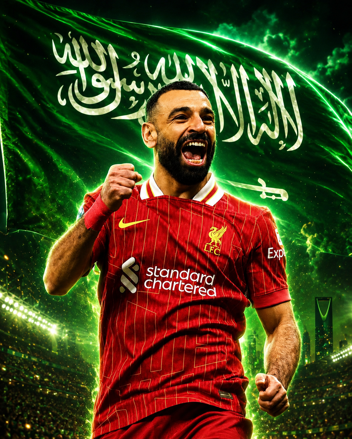 محمد صلاح يصل إلى مطار الملك خالد الدولي بالرياض بعد قليل.. ترقب كبير لظهور النجم المصري في السعودية