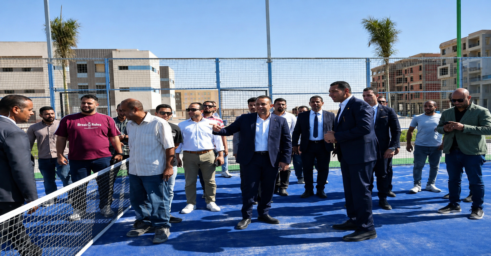 وزير الشباب والرياضة يتفقد المنشآت الرياضية بمدينة العلمين الجديدة ويؤكد جاهزيتها لاستضافة البطولات 3 وزير الشباب والرياضة يتفقد المنشآت الرياضية بمدينة العلمين الجديدة ويؤكد جاهزيتها لاستضافة البطولات